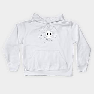 skull Halloween white Kids Hoodie